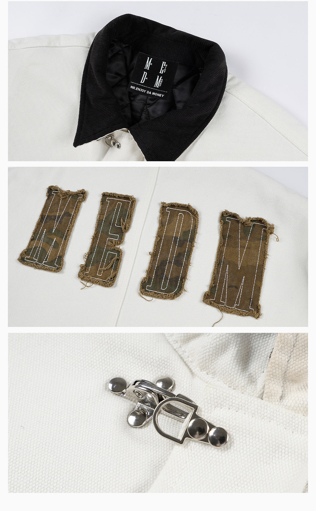 MEDM Camouflage Logo Patch Detroit Jacket | Face 3 Face