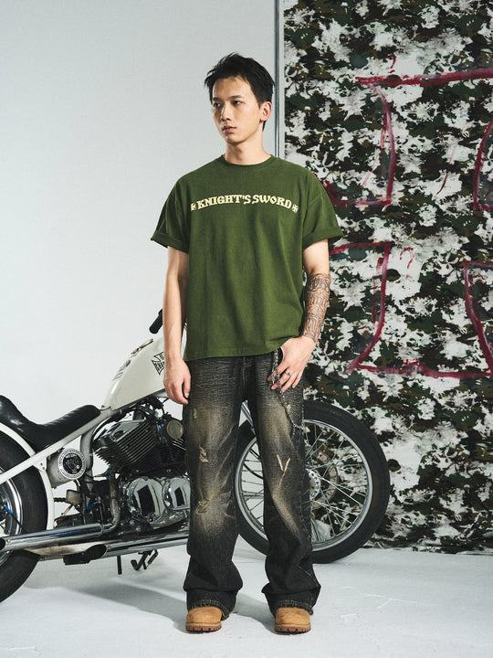 RUSURE Knights Sword Print Tee | Face 3 Face