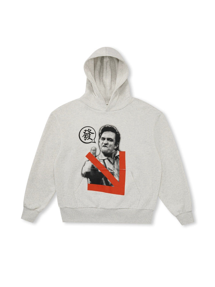 EVILKNIGHT(EK) Photo Graffiti Print Hoodie | Face 3 Face