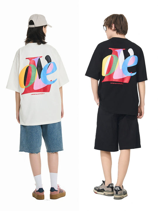 Harsh and Cruel Love Layered Print Tee