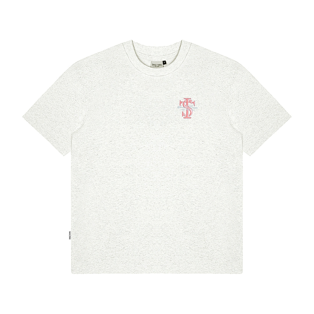 Small Town Kid 3D Embroidered Logo Letter Tee | Face 3 Face