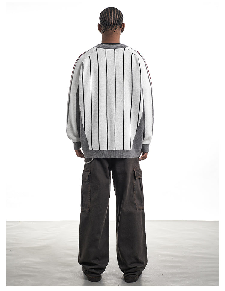 F3F Select Soccer Club Design V-neck Knit Sweater | Face 3 Face