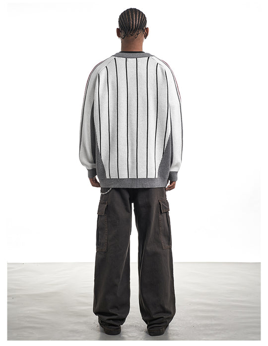 F3F Select Soccer Club Design V-neck Knit Sweater | Face 3 Face