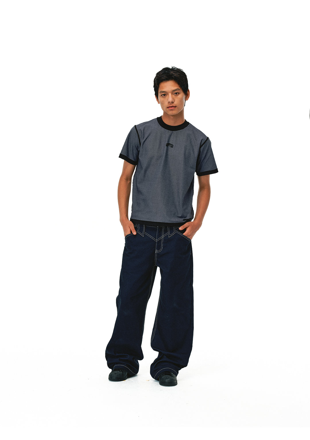 EVILKNIGHT(EK) Reversible Micro Stretch Tee | Face 3 Face