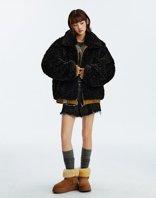 MEDM Reversible Sherpa Flight Jacket | Face 3 Face