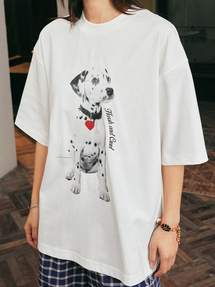 Harsh and Cruel Dalmatian Print Tee | Face 3 Face