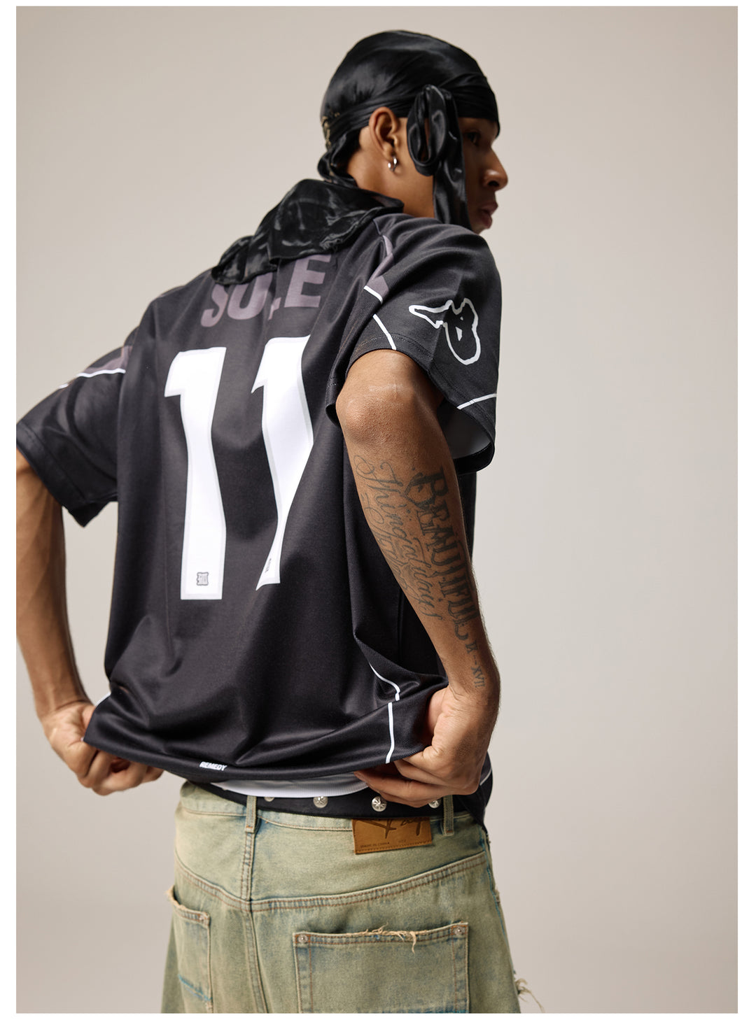 Remedy Emoalone Print Inspired Soccer Jersey Polo Shirt | Face 3 Face