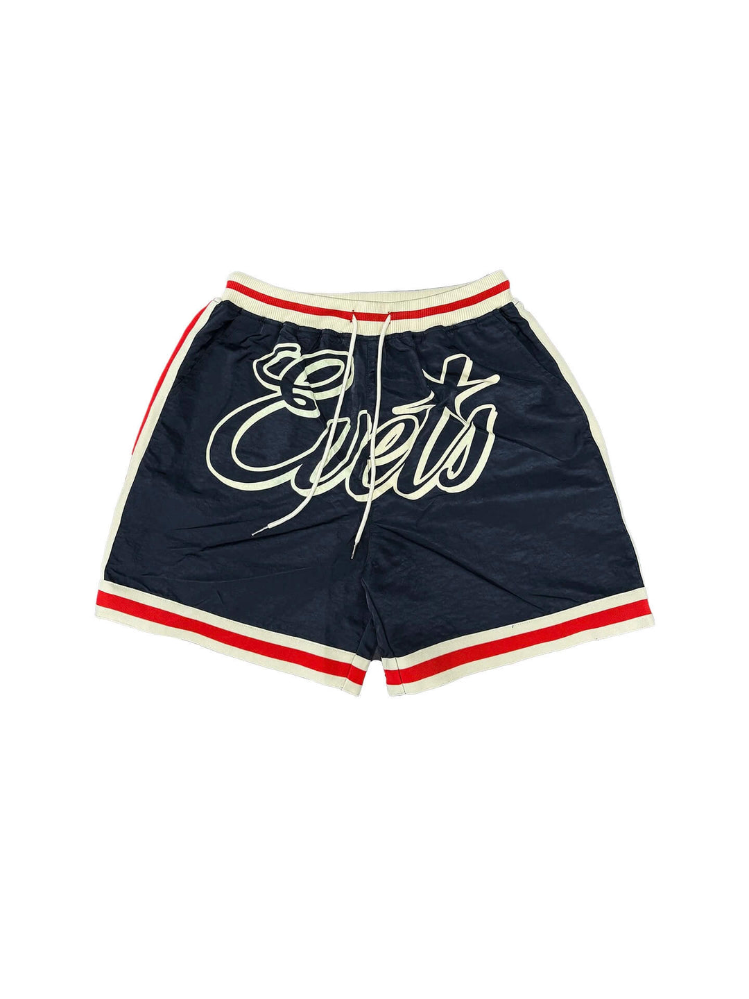 EVETS Logo Print Basketball Shorts