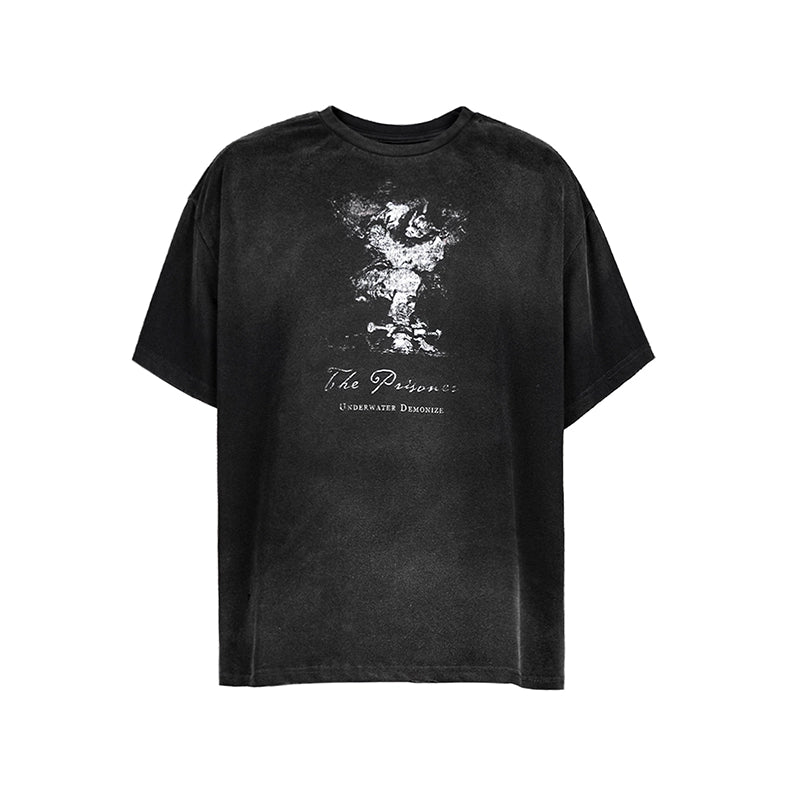 UNDERWATER The Prisoner Washed Distressed Tee | Face 3 Face