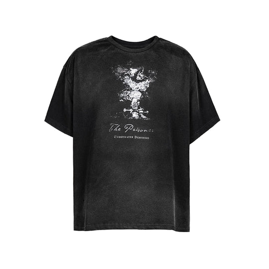UNDERWATER The Prisoner Washed Distressed Tee | Face 3 Face