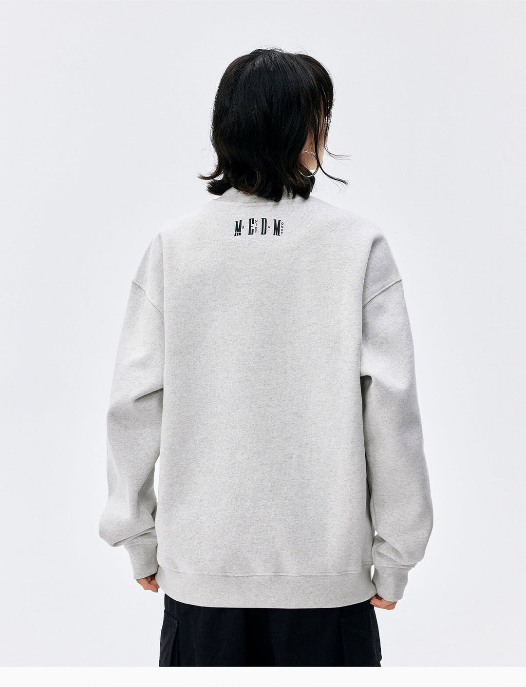 MEDM Big Logo Print Sweatshirt | Face 3 Face