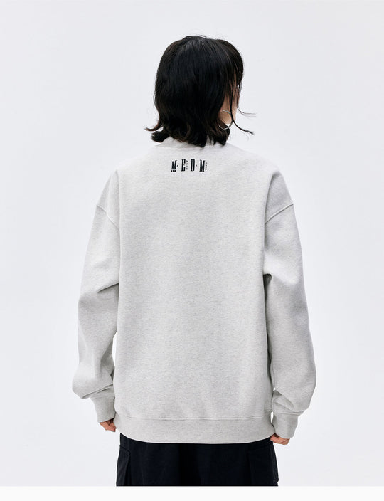 MEDM Big Logo Print Sweatshirt | Face 3 Face