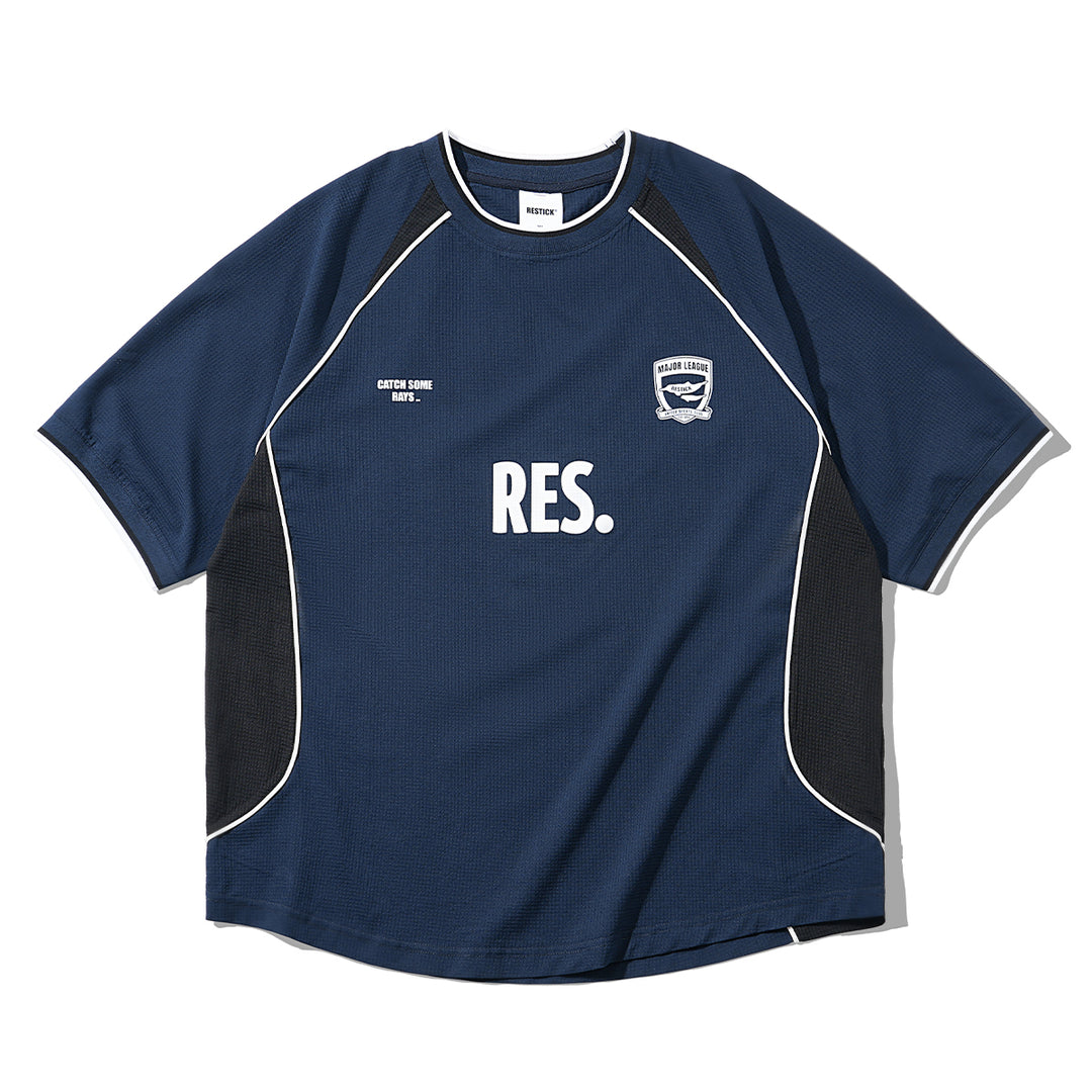 RESTICK Silk Mesh Retro Soccer Jersey | Face 3 Face