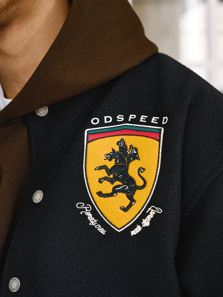 Remedy RMDC MADE Embroidered Varsity Jacket | Face 3 Face