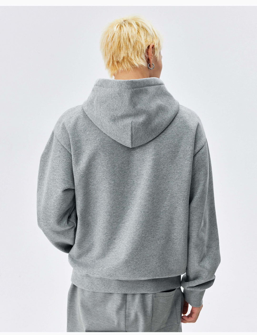 MEDM Logo Print and Embroidered Lettering Hoodie | Face 3 Face