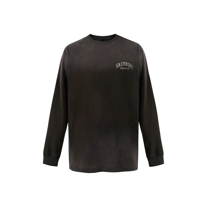 1807 Dice Old Print Aged Long Sleeve Tee | Face 3 Face