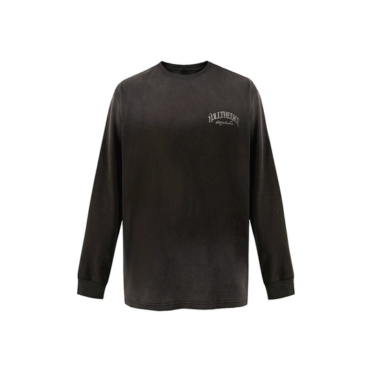 1807 Dice Old Print Aged Long Sleeve Tee | Face 3 Face