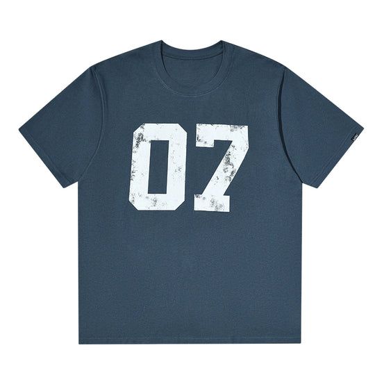 JUST VIBE Number 07 Vintage Print Tee | Face 3 Face