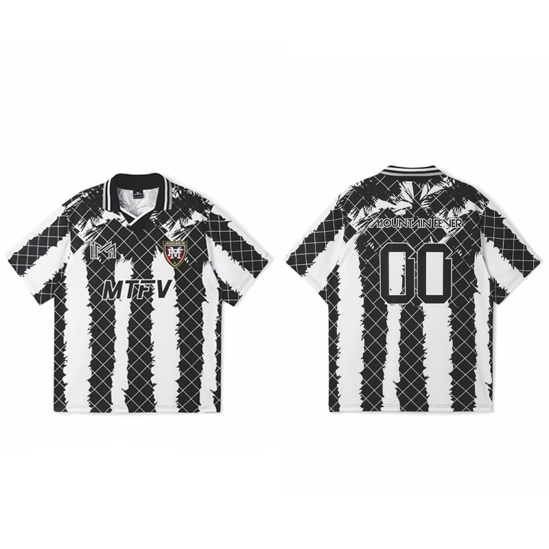 MOUNTAINFEVER Coconut Stripe Soccer Jersey Polo | Face 3 Face