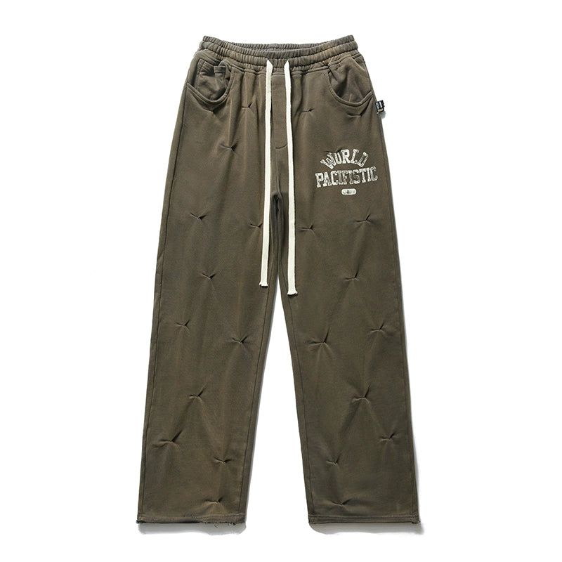 Remedy Aged Print Pinch Pleated Baggy Sweatpants | Face 3 Face