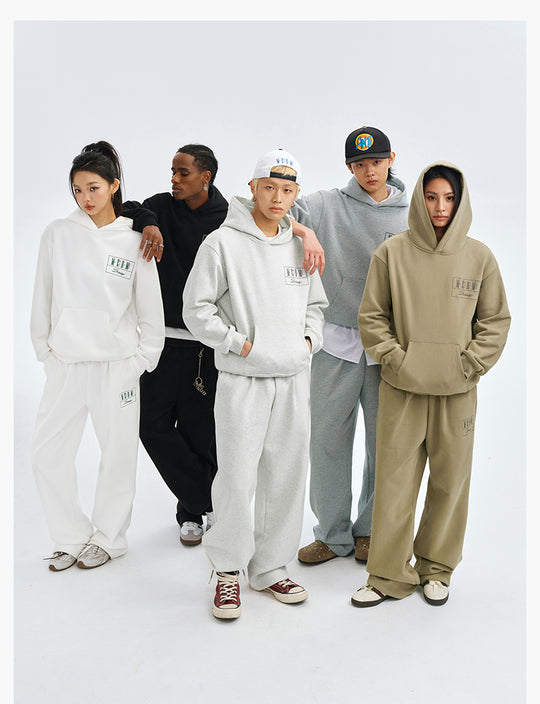 MEDM Embroidered Lettered Logo Hoodie & Sweatpants | Face 3 Face