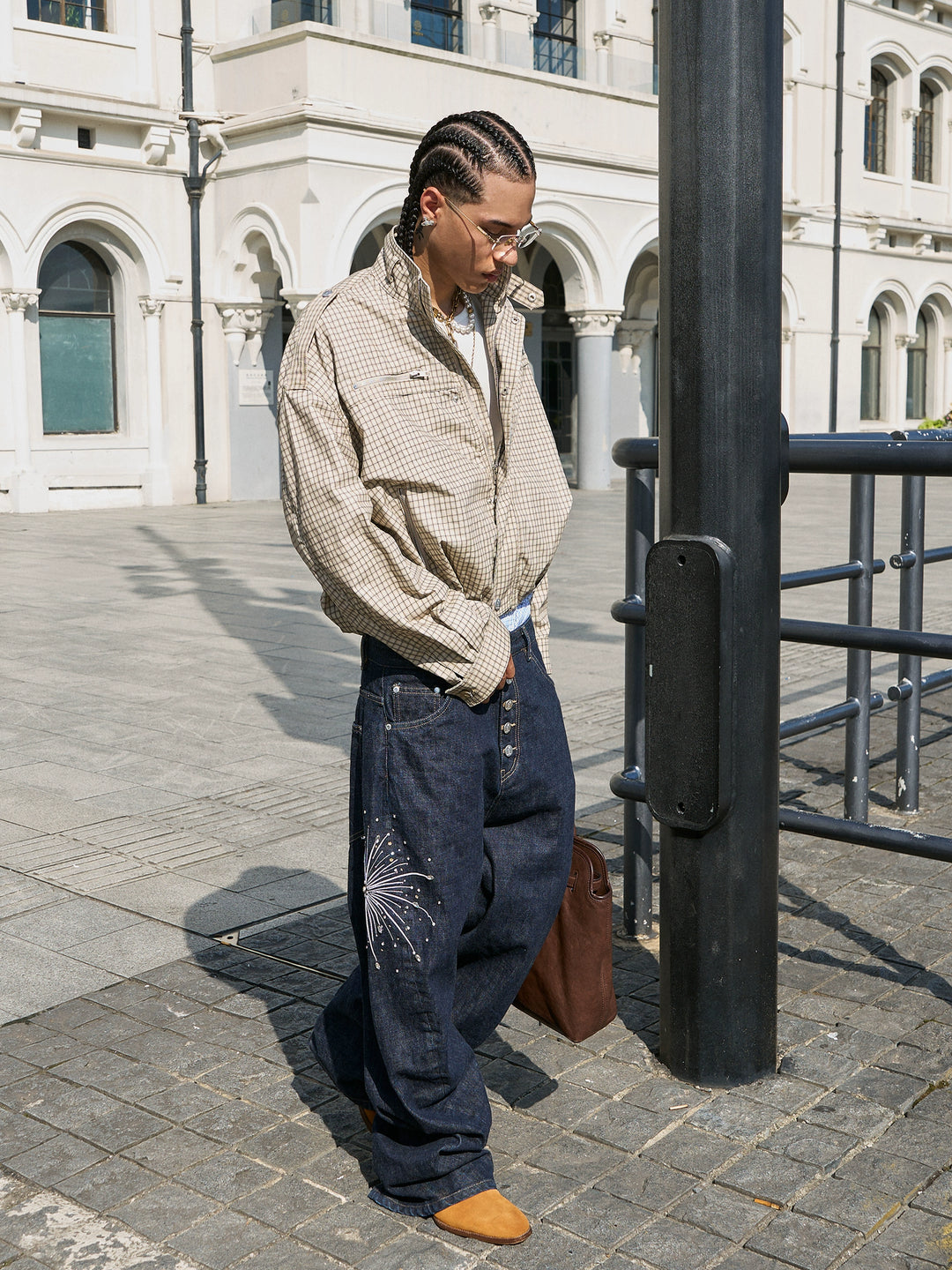 STEEPC Plaid Short Jacket | Face 3 Face