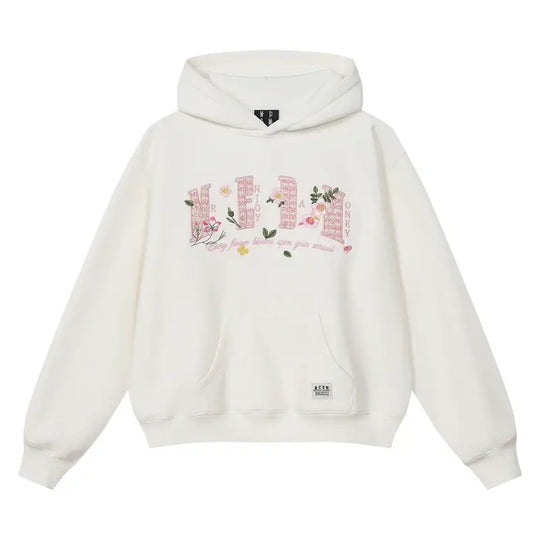 MEDM Mini Patchwork Floral Embroidered Hoodie | Face 3 Face