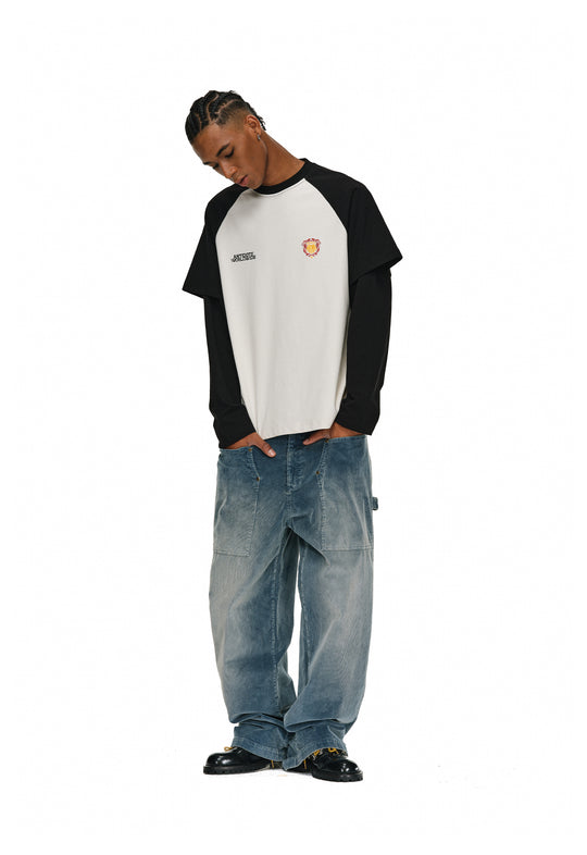 ANTIDOTE Patch Pocket Washed Corduroy Pants | Face 3 Face