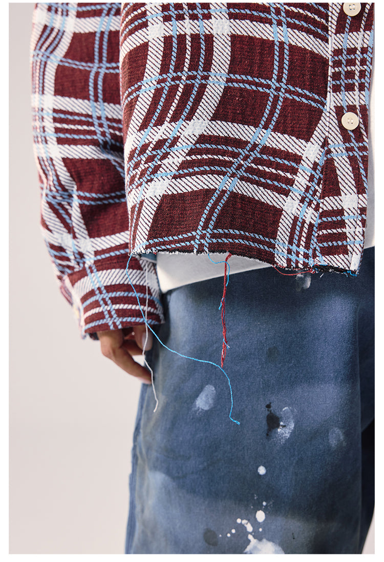 Remedy Wave Plaid Reversible Long Sleeve Shirt | Face 3 Face