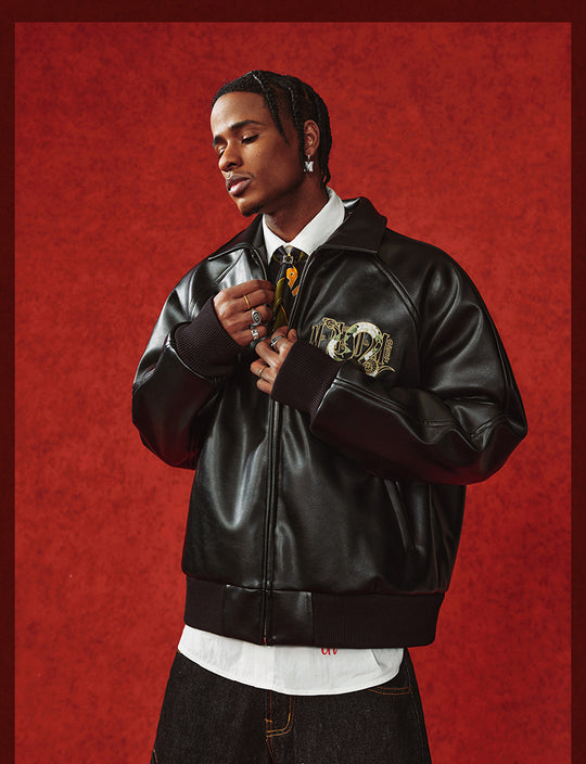 MEDM Year of the Snake Limited Edition Leather Jacket | Face 3 Face