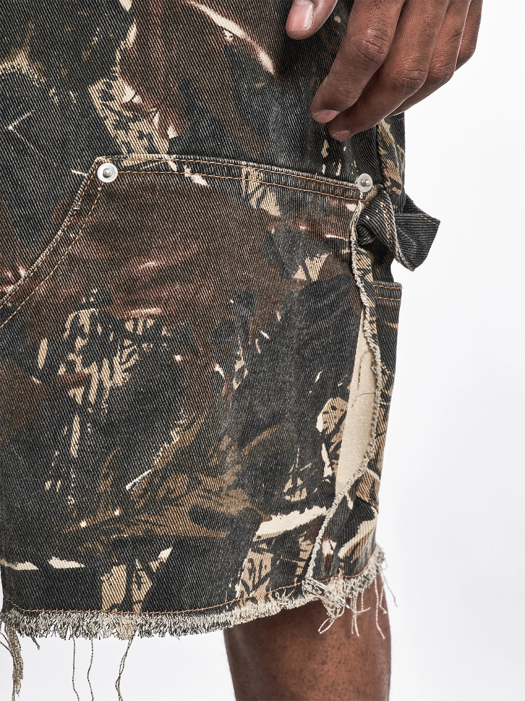 F3F Select Cutoff Double Knee Tree Camouflage Shorts | Face 3 Face