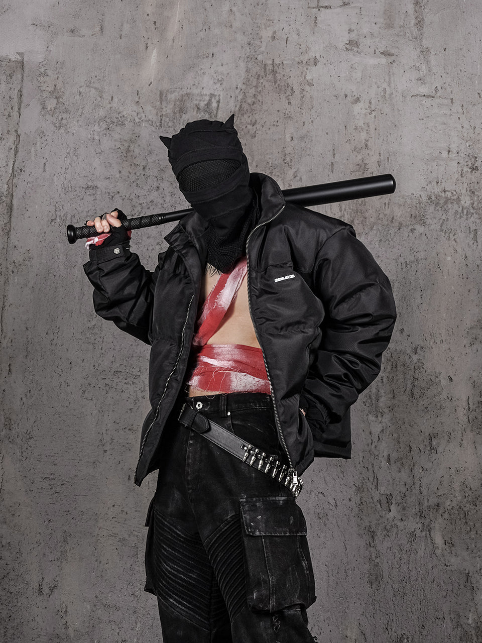 UNDERWATER STAFF Embroidered Down Jacket | Face 3 Face