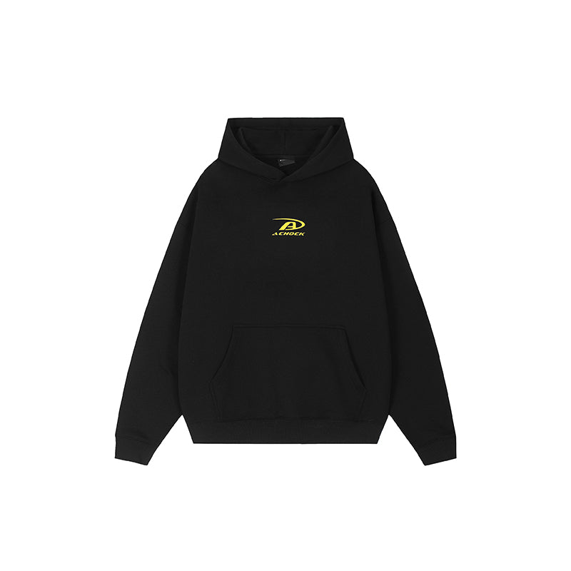 Achock Small Logo Simple Hoodie