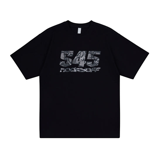 S45 Snake Pattern Basic Logo Tee | Face 3 Face