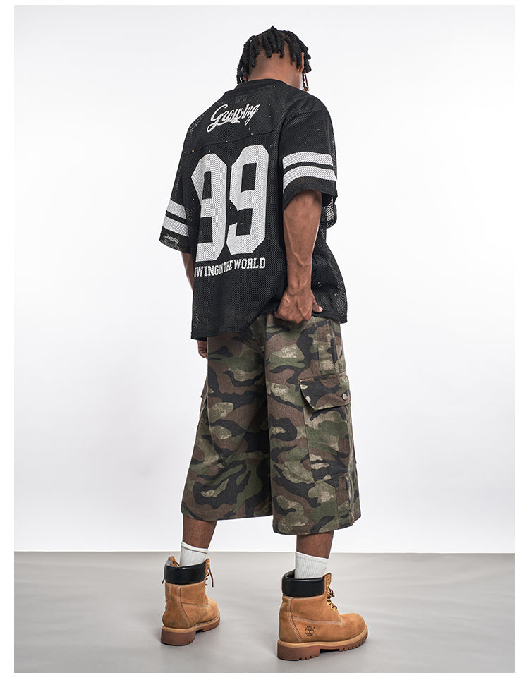 F3F Select Functional Camouflage Baggy Shorts | Face 3 Face