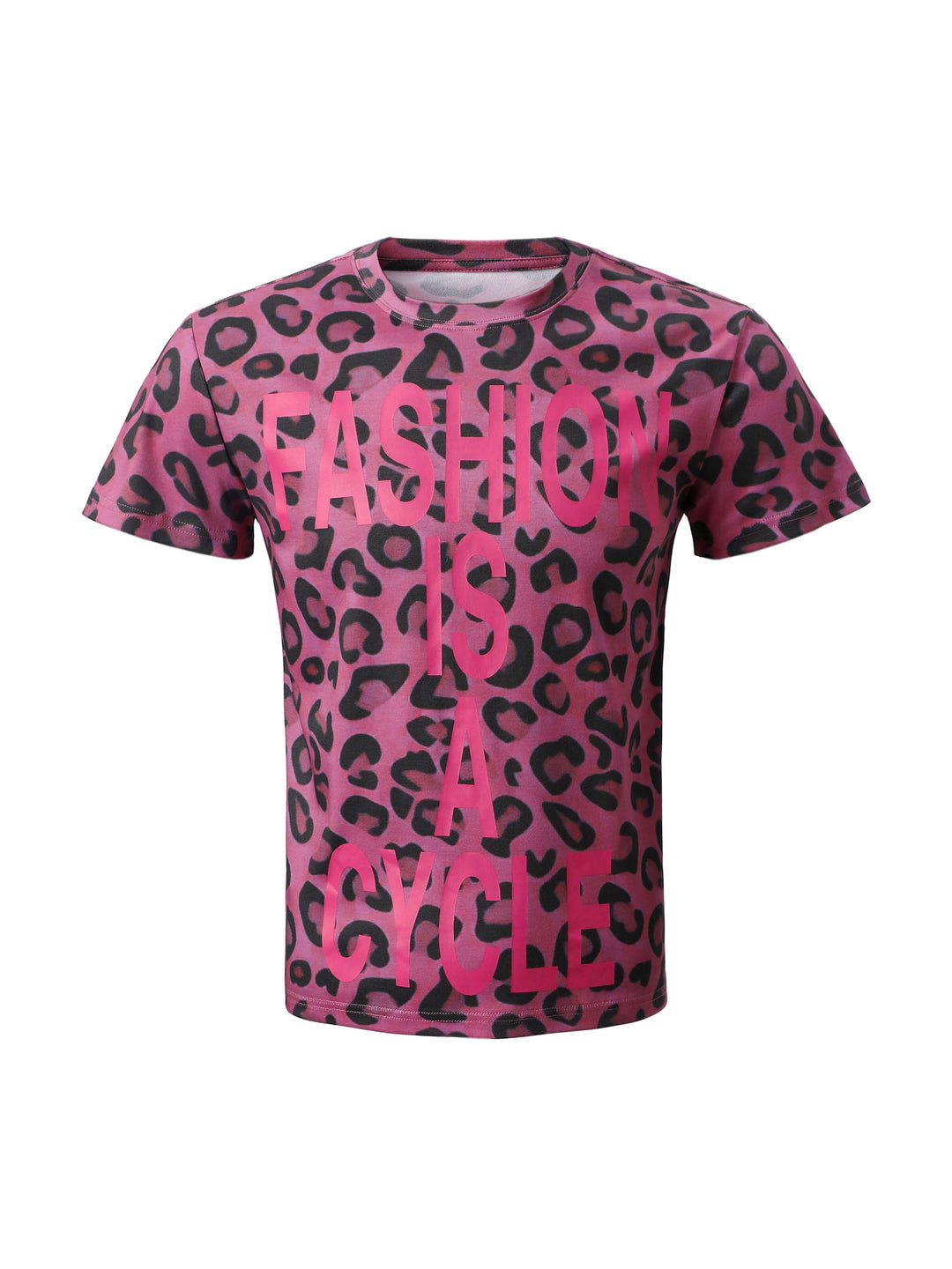 KARMANISTIC Leopard Print Slim Fit Stretch Tee | Face 3 Face