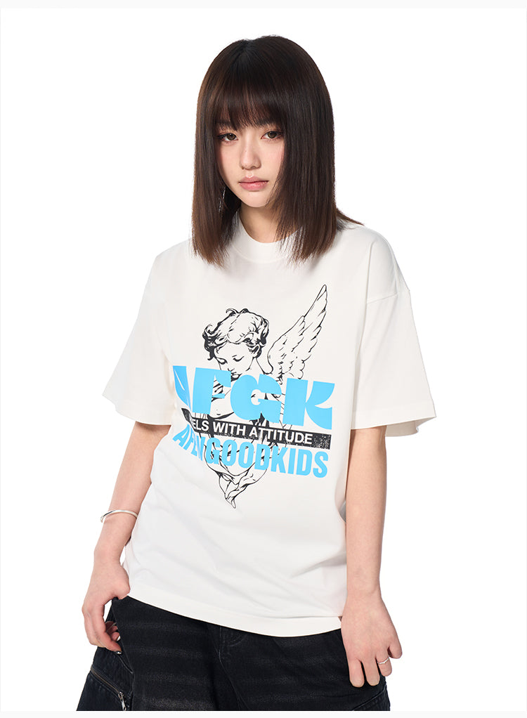 AFGK Angel Craft Print Tee | Face 3 Face