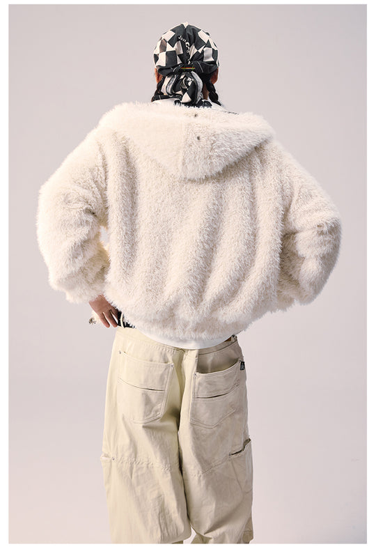 Remedy Faux Fur Mohawk Hooded Jacket | Face 3 Face
