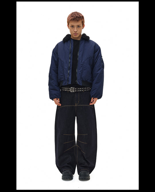 NOVACAM Fur Collar MA-1 Bomber Jacket | Face 3 Face