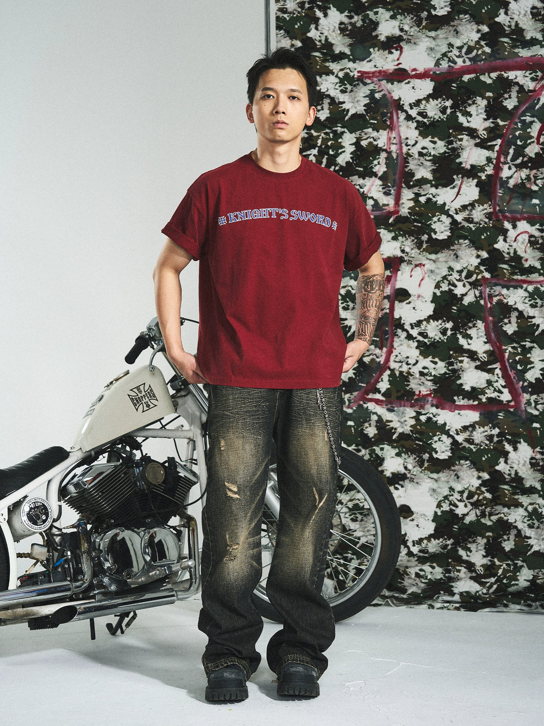 RUSURE Knights Sword Print Tee | Face 3 Face