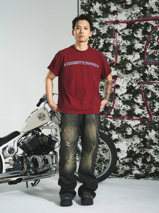 RUSURE Knights Sword Print Tee | Face 3 Face