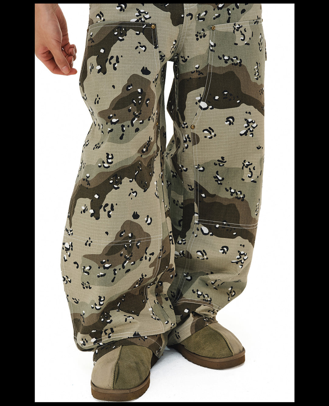 NOVACAM Desert Camouflage Double Knee Work Pants | Face 3 Face