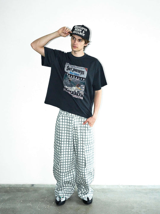 LIBERAFIT Vintage Washed Surfing Print Short Sleeve Tee | Face 3 Face