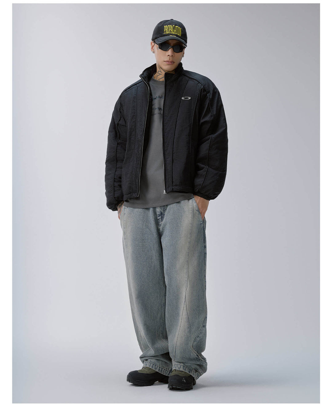 F2CE Panelled Padded Jacket | Face 3 Face