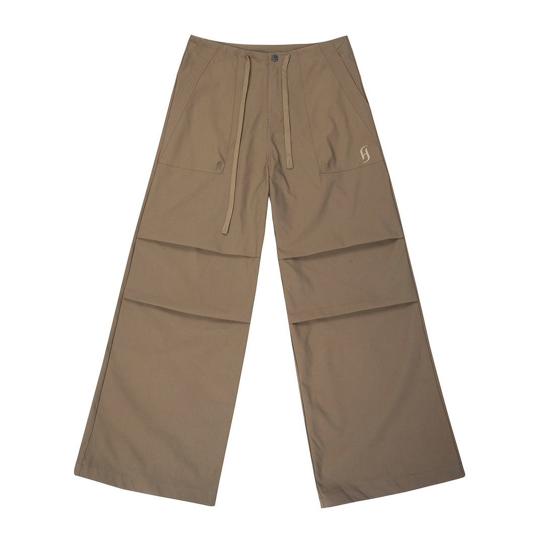 JHYQ Pleated Paratrooper Drawstring Work Pants