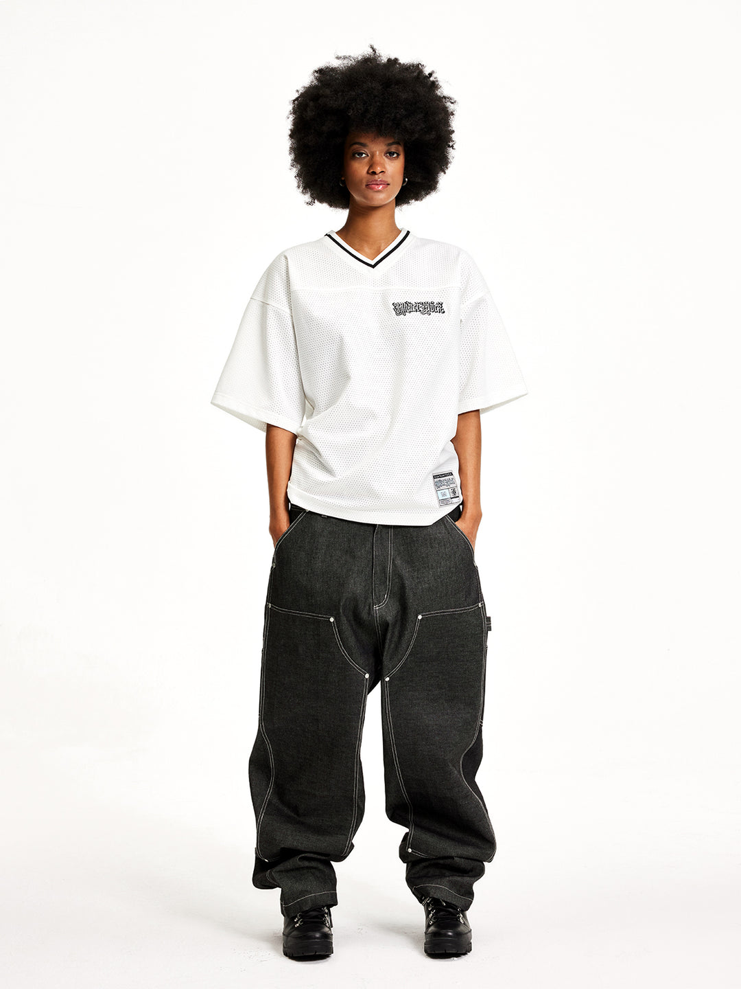 MHARF 87 Logo Vintage Mesh Sports Hockey Jersey | Face 3 Face