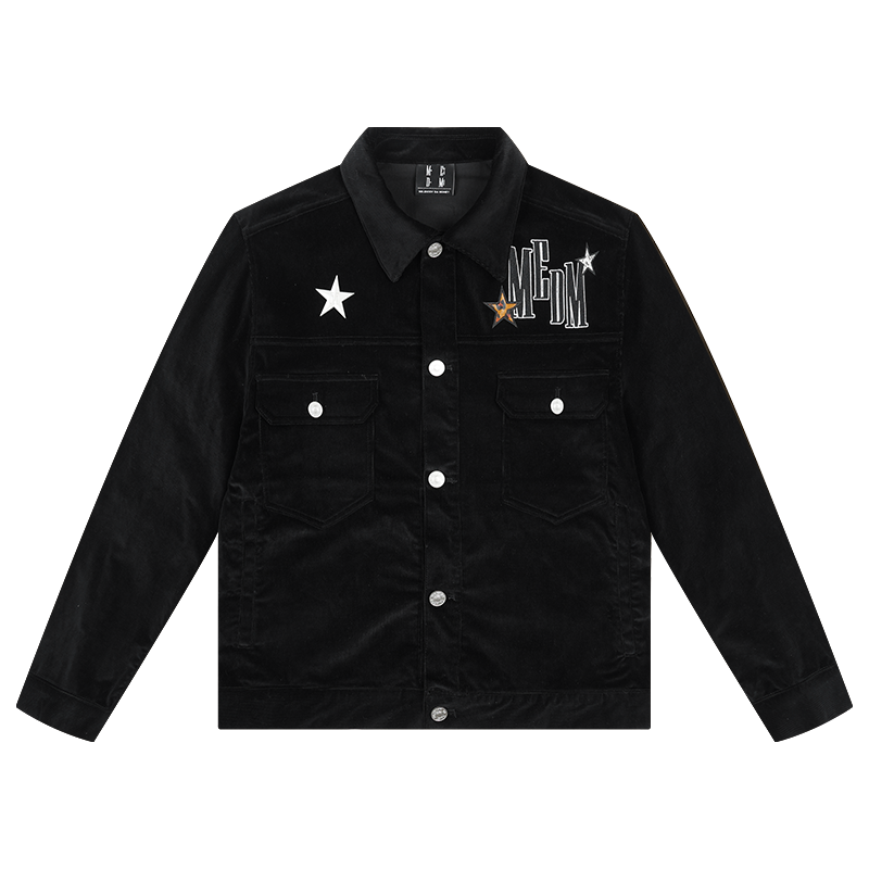 MEDM Star Studded Corduroy Jacket | Face 3 Face