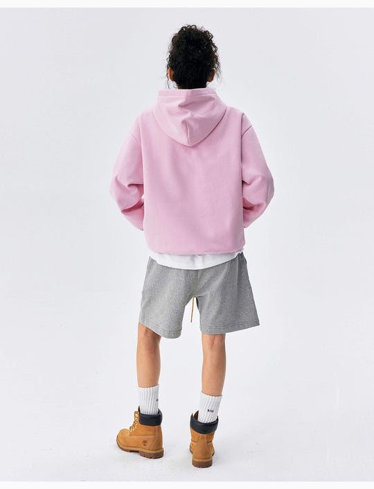 MEDM Logo Print and Embroidered Lettering Hoodie | Face 3 Face