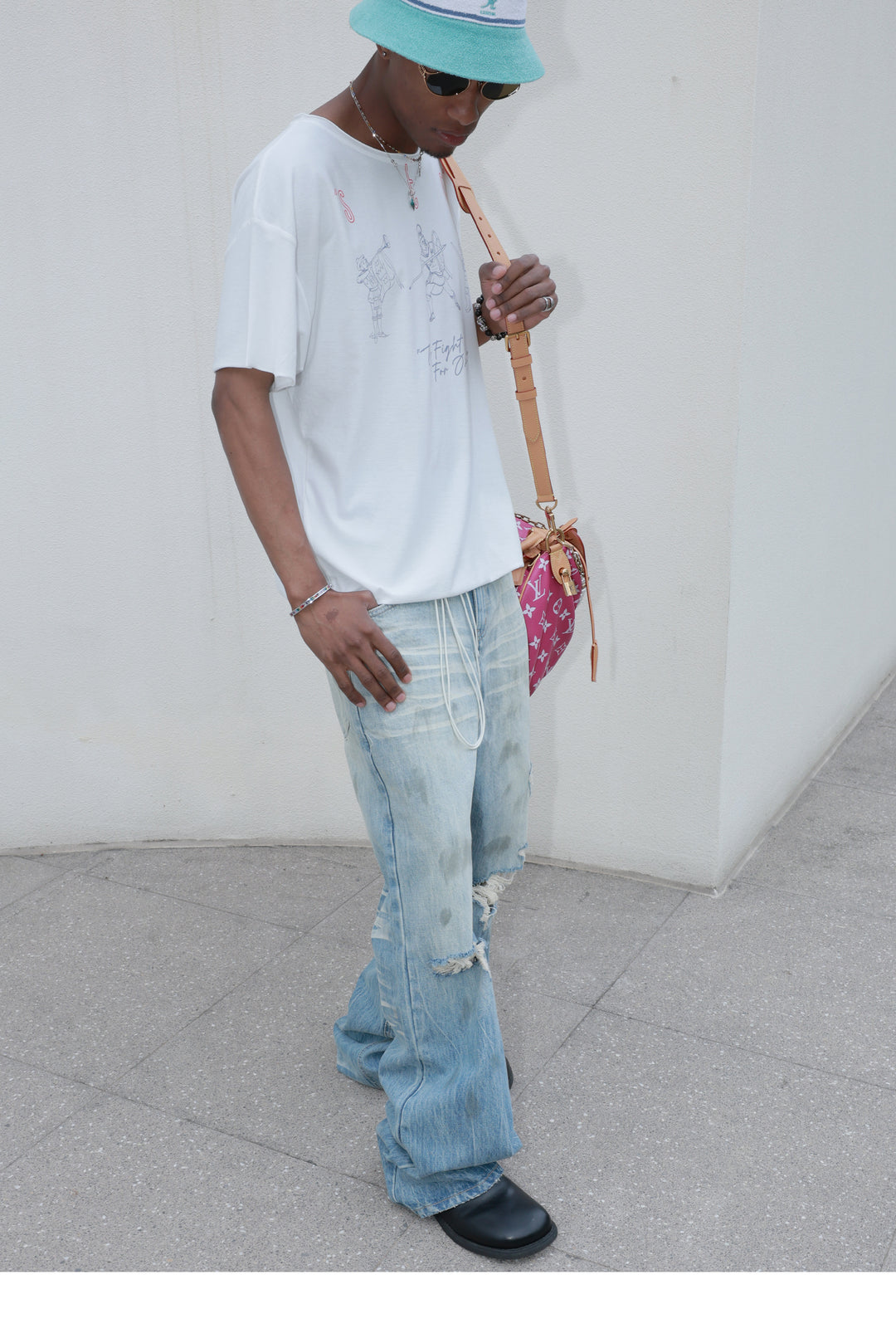 STEEPC Dirty Washed Faded Distressed Jeans | Face 3 Face