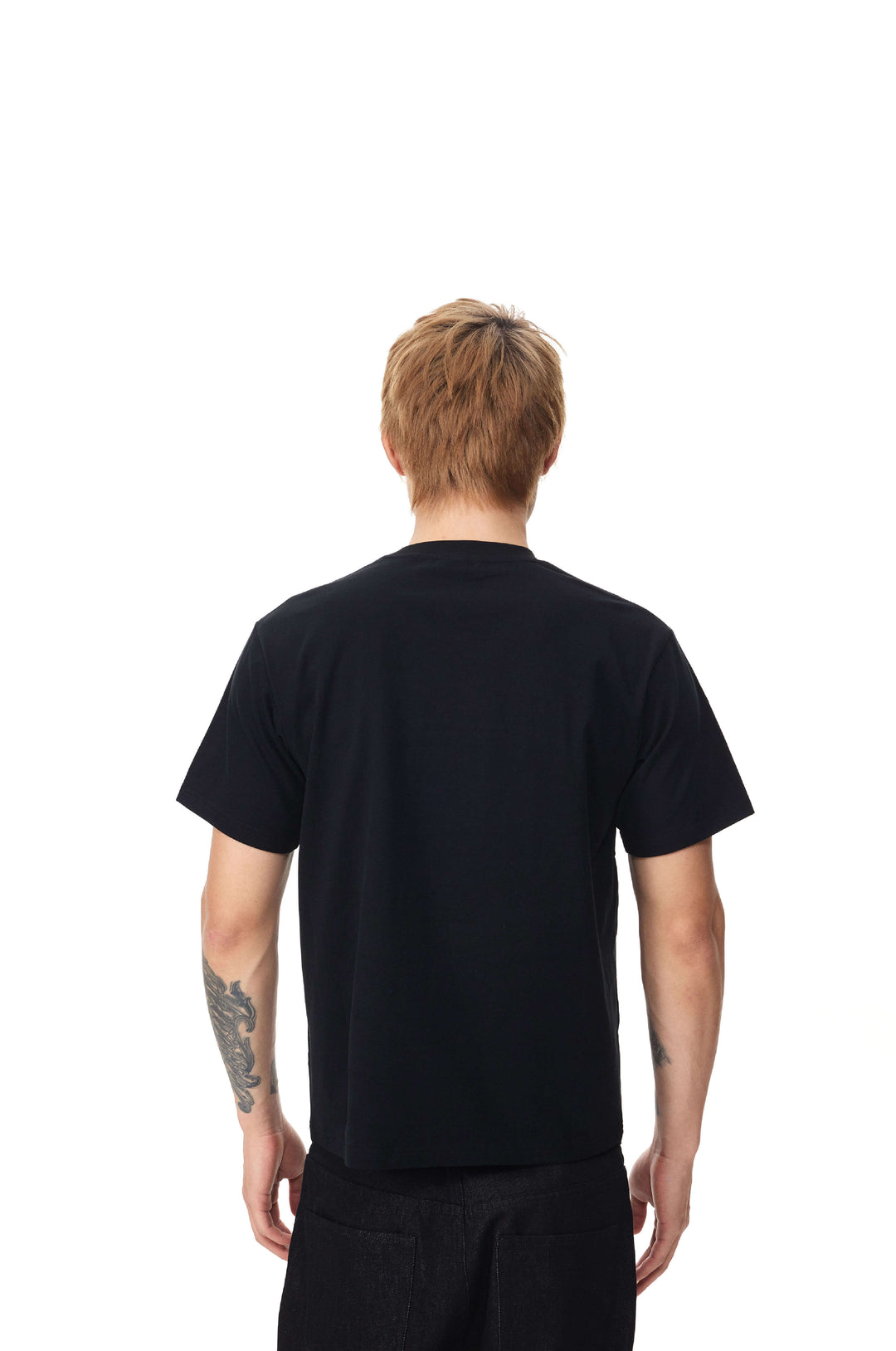 EVILKNIGHT(EK) Emblem Logo Print Short Sleeve Tee | Face 3 Face